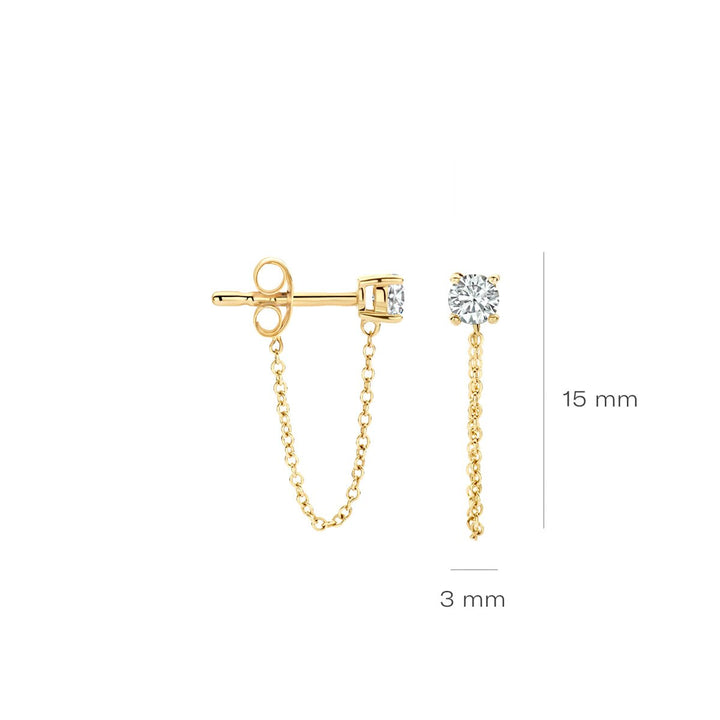 Blush Ohrstecker 14k Gelbgold - 7345YZI