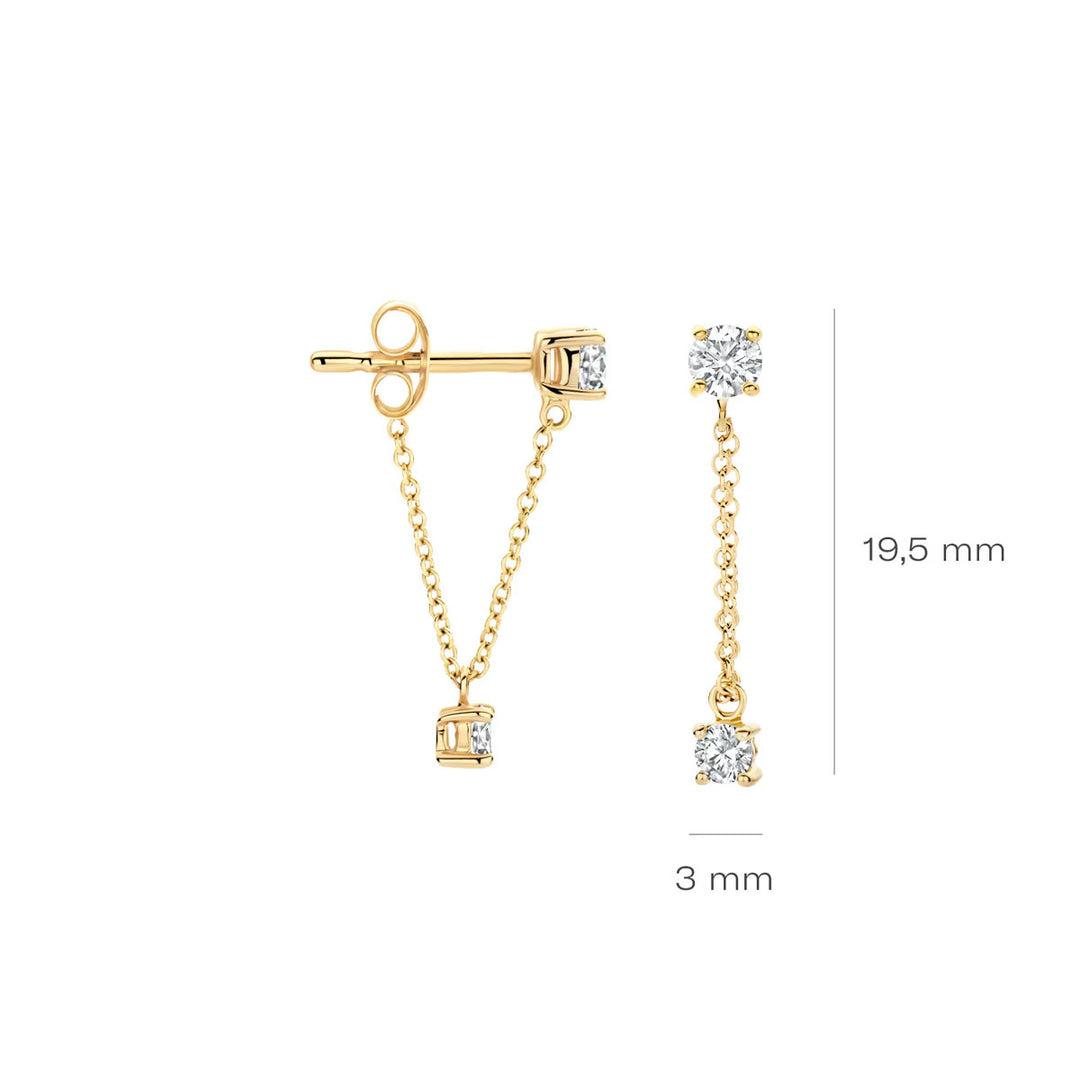 Blush Ohrstecker 14k Gelbgold - 7346YZI