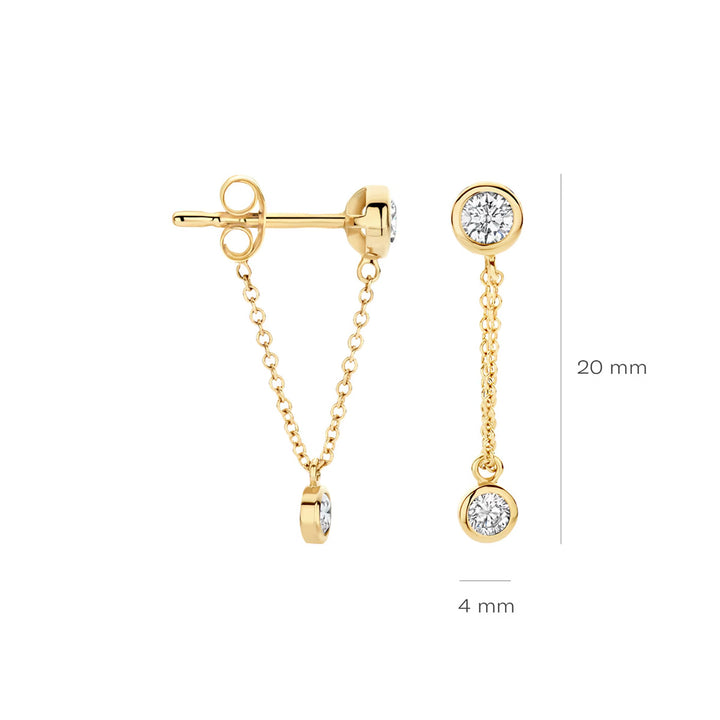 Blush Ohrstecker 14k Gelbgold - 7347YZI