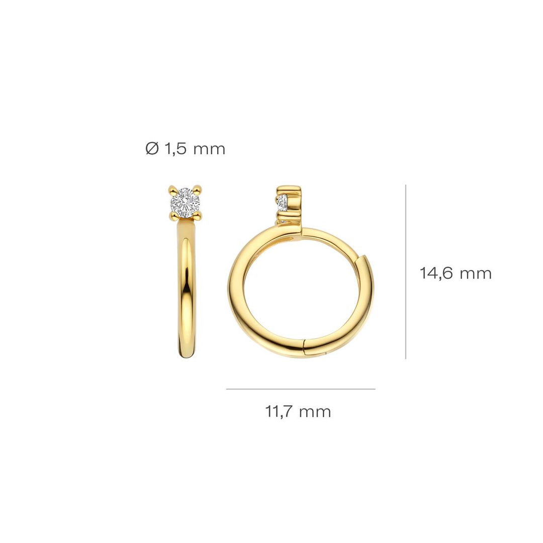Blush Ohrringe 14k Gelbgold - 7372YZI