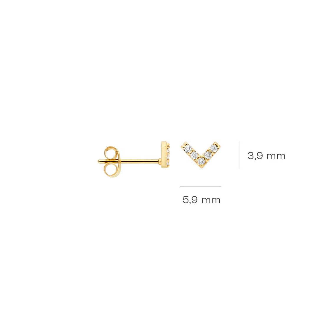 Blush Ohrstecker 14k Gelbgold - 7374YZI