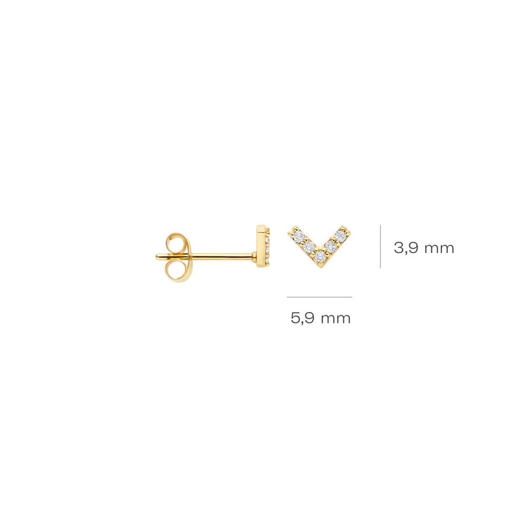 Blush Ohrstecker 14k Gelbgold - 7374YZI