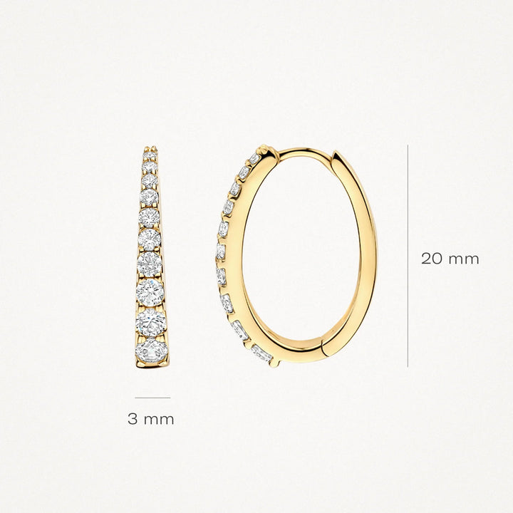 Blush Ohrringe 14k Gelbgold - 7375YZI