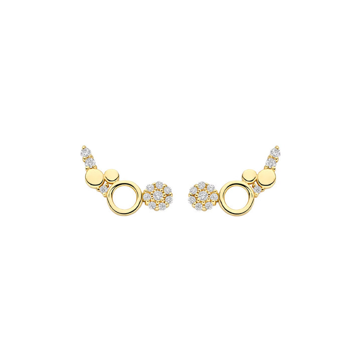 Blush Stud Earrings 14k Yellow Gold - 7377YZI