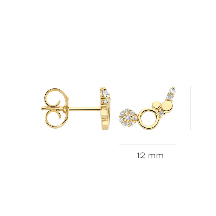 Blush Ohrstecker 14k Gelbgold - 7377YZI