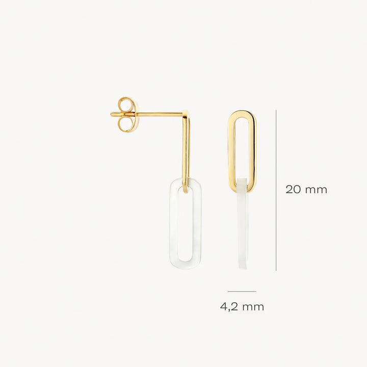 Blush Ohrringe 14k Gelbgold - 7394YMP