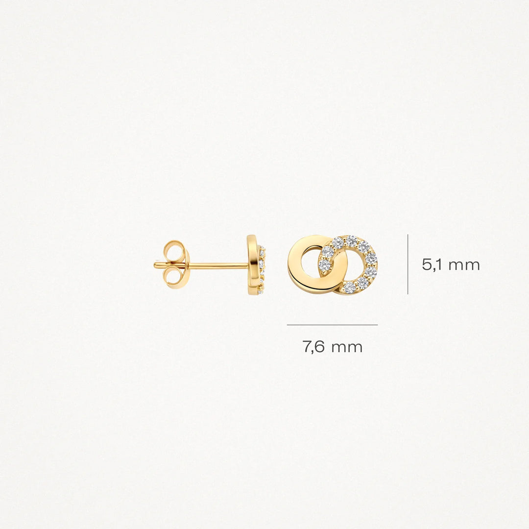 Blush Ohrstecker 14k Gelbgold - 7397YZI