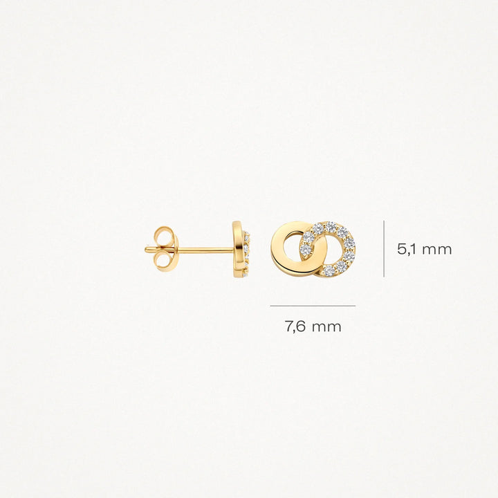 Blush Ohrstecker 14k Gelbgold - 7397YZI