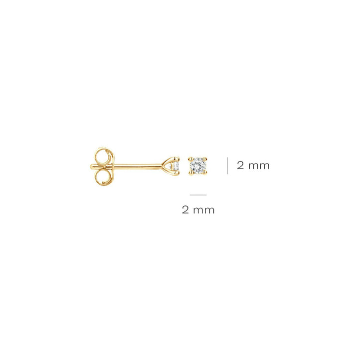 Blush Diamonds Ohrstecker 14k Gelbgold - 7600YDI
