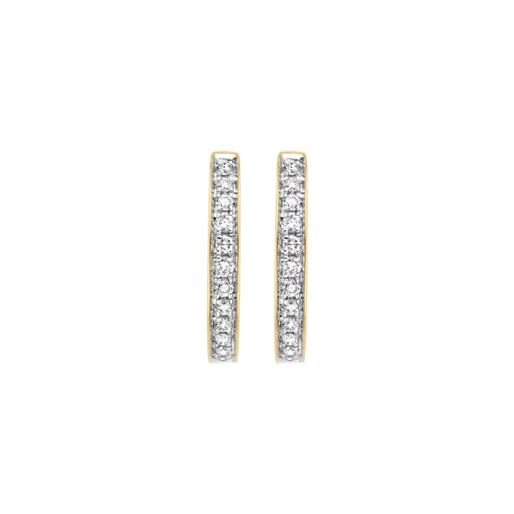 Blush Diamonds Ohrringe 14k Gelbgold und Weissgold - 7612BDI