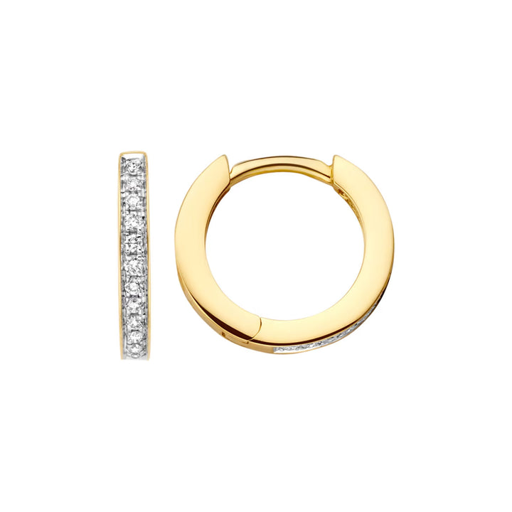 Blush Diamonds Ohrringe 14k Gelbgold und Weissgold - 7612BDI
