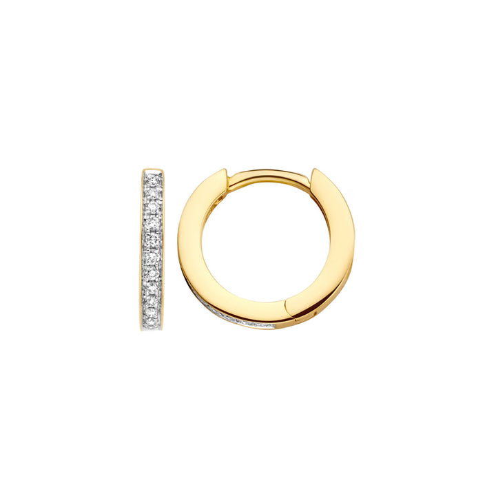 Blush Diamonds Ohrringe 14k Gelbgold und Weissgold - 7612BDI