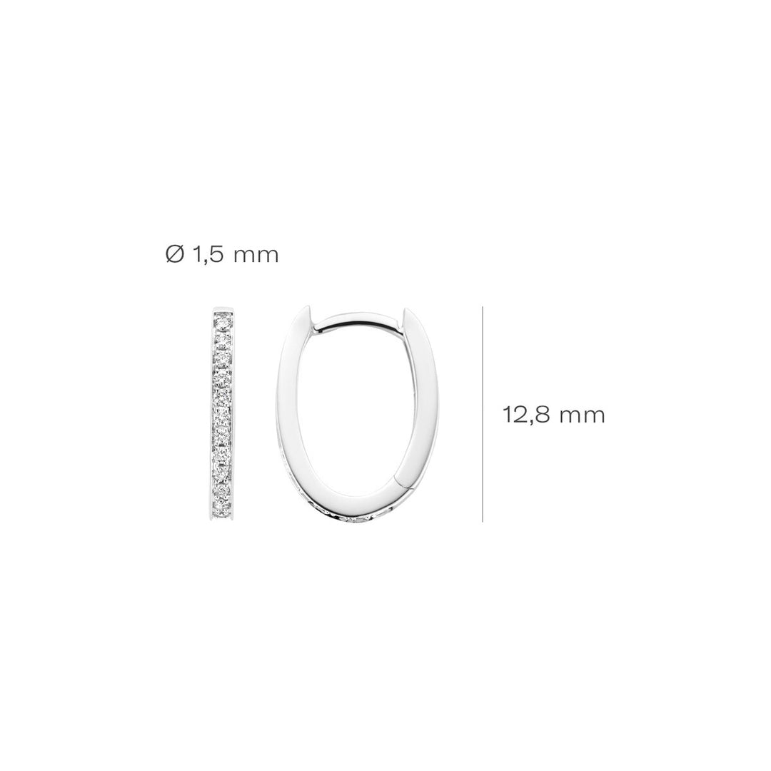 Blush Diamonds Ohrringe 14k Weissgold - 7622WDI