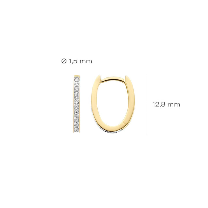 Blush Diamonds Ohrringe 14k Gelbgold - 7622YDI