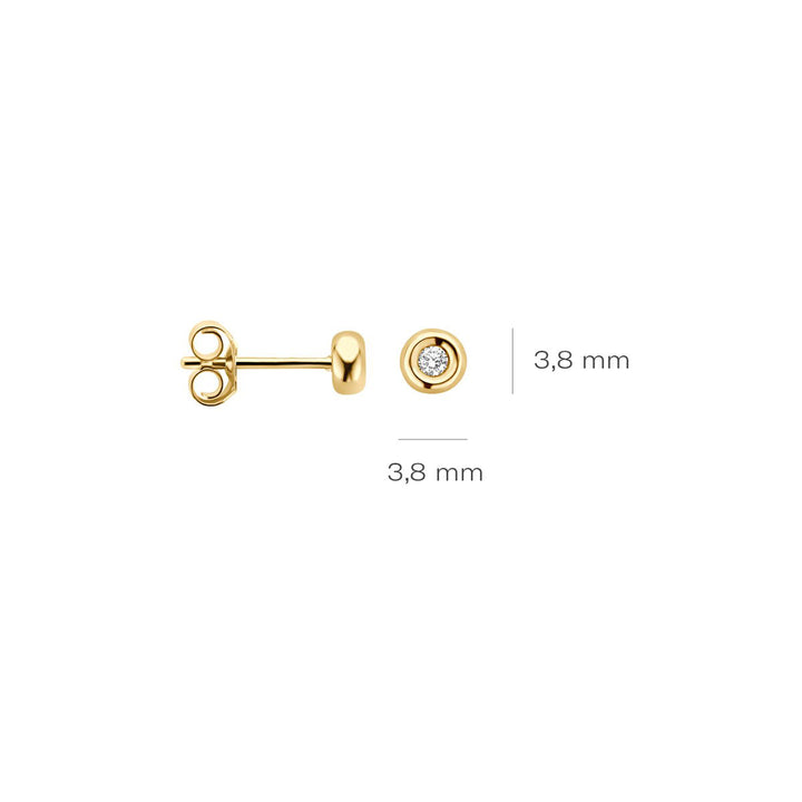 Blush Diamonds Ohrstecker 14k Gelbgold - 7627YDI