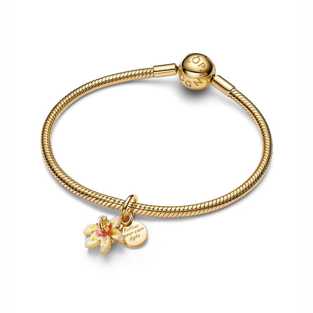 Pandora Disney Rapunzel Neu Verföhnt Magische Blume Glow-in-the-Dark-Charm - 764020C01
