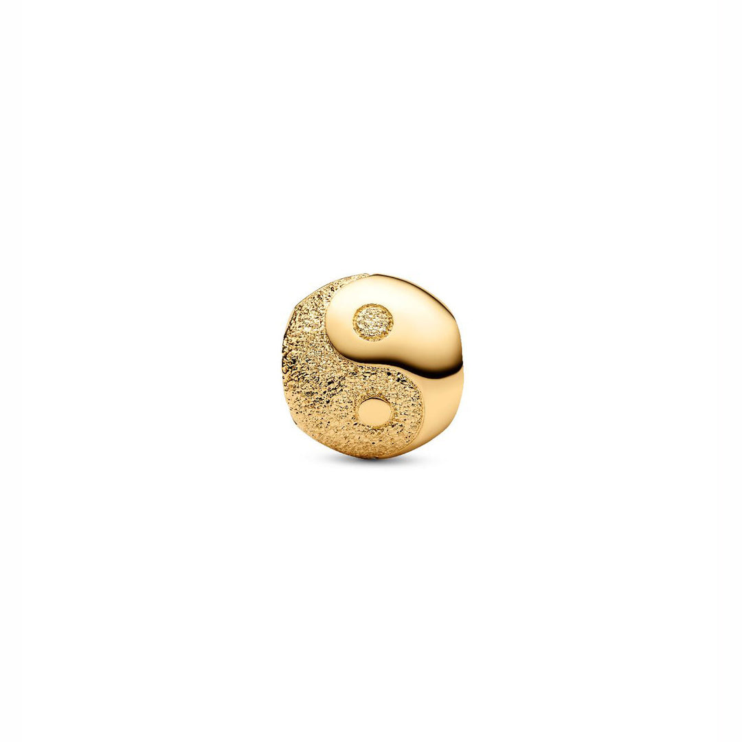 Pandora Strukturiertes Yin und Yang Mini Charm - 764045C00