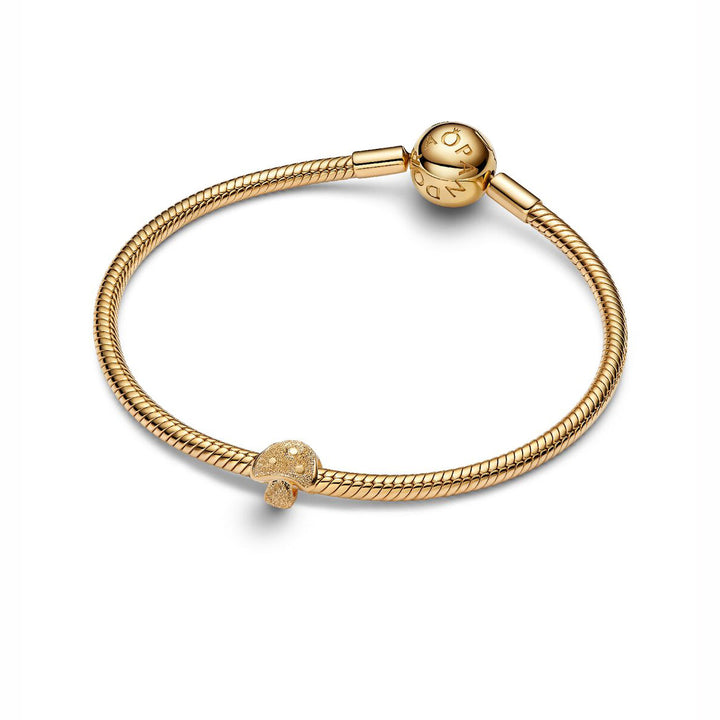 Pandora Strukturiertes Pilz Mini Charm - 764048C00