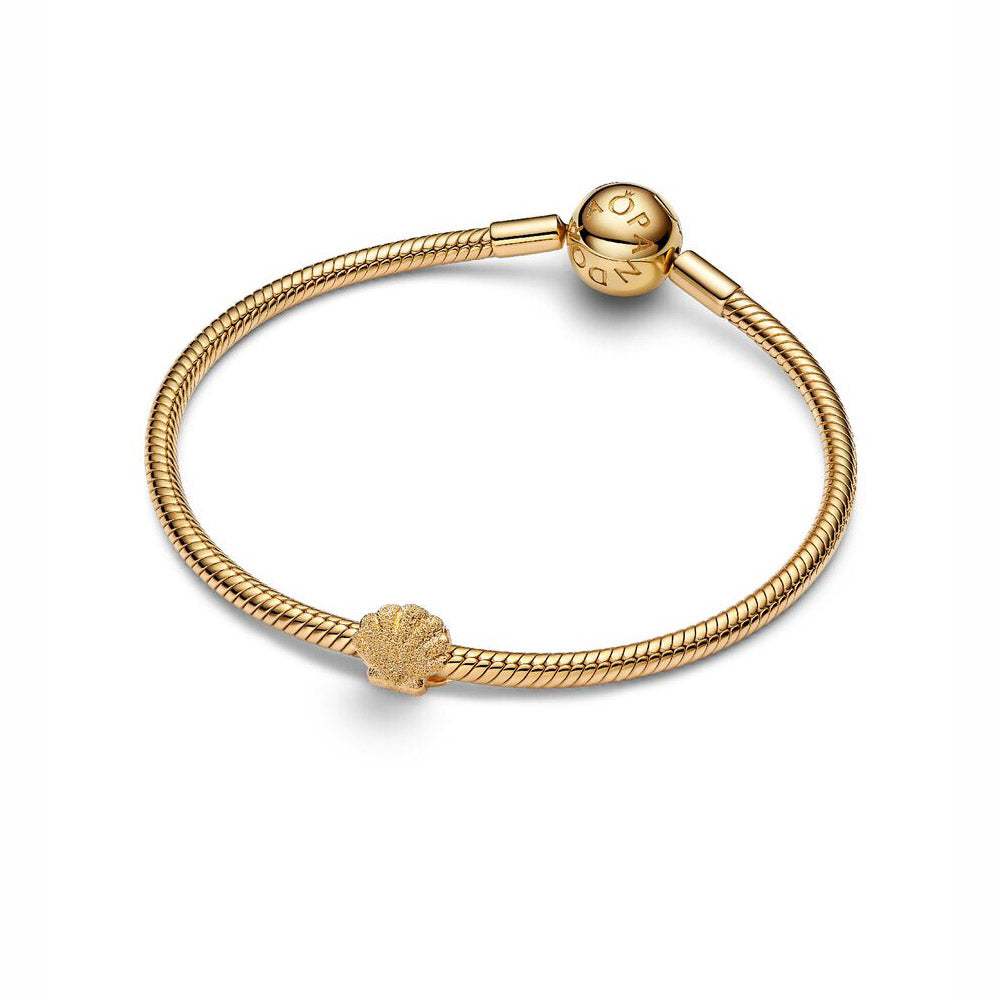 Pandora Strukturierte Muschel Mini Charm - 764057C00