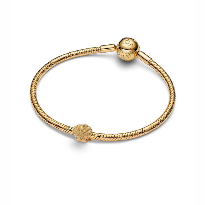 Pandora Strukturierte Muschel Mini Charm - 764057C00