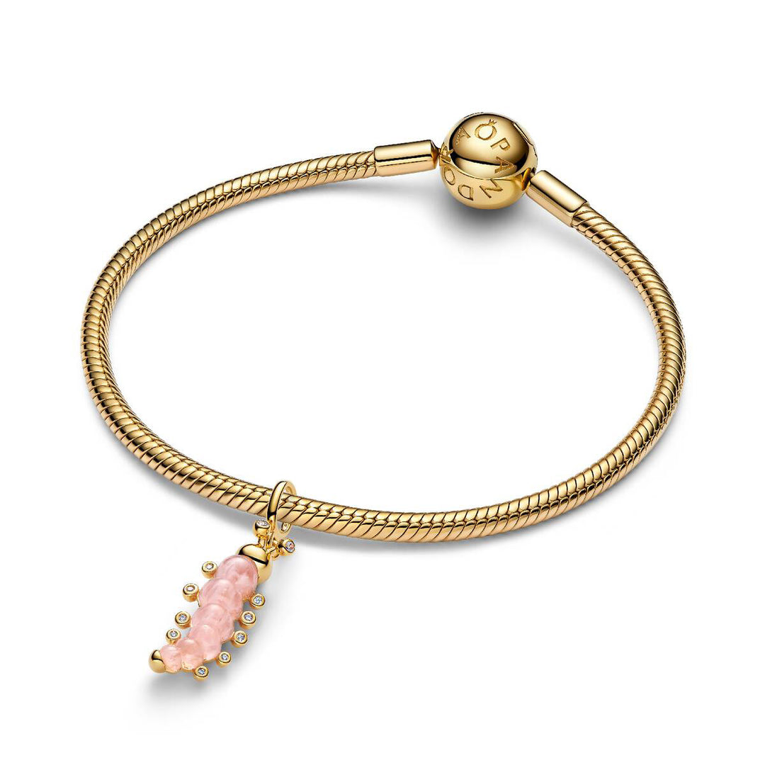 Pandora Rosafarbene Raupe Charm - 764489C01