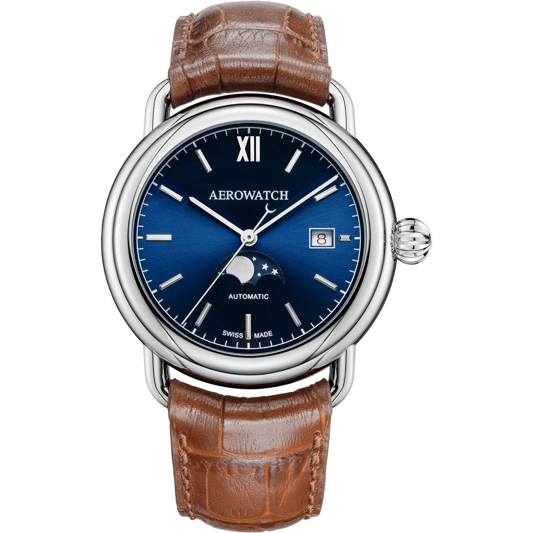 Aerowatch 1942 Moon Phase Automatic - A 77983 AA06