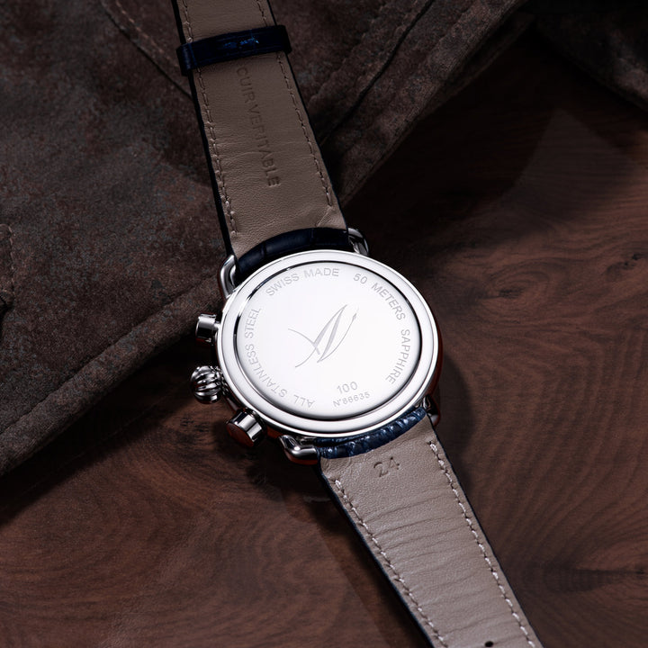 Aerowatch 1942 Moon Phase Chronograph Quartz - A 78100 AA03