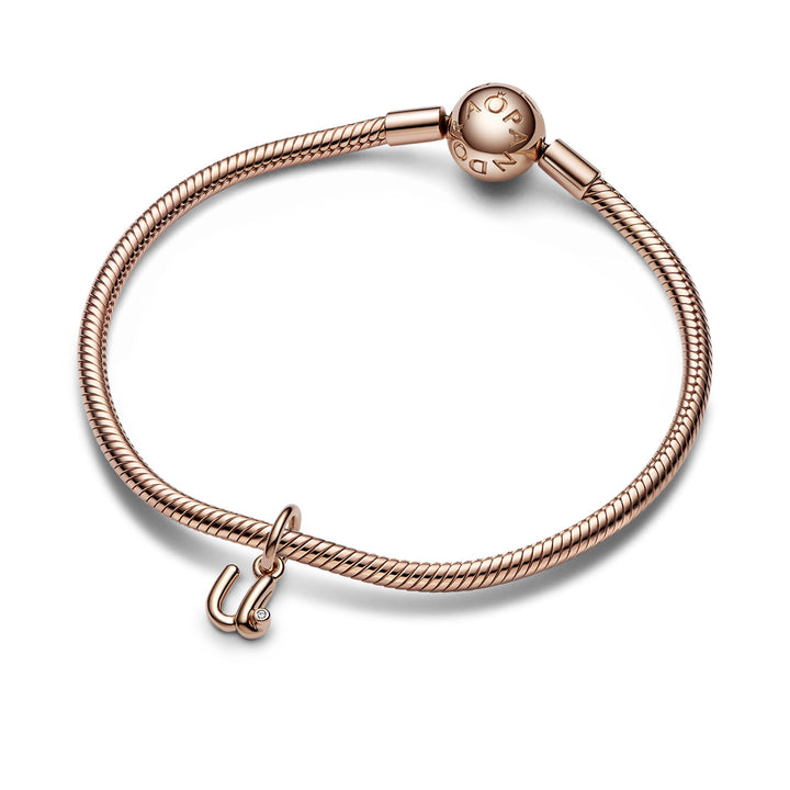 Pandora Buchstabe u Handschrift Charm - 782479C01