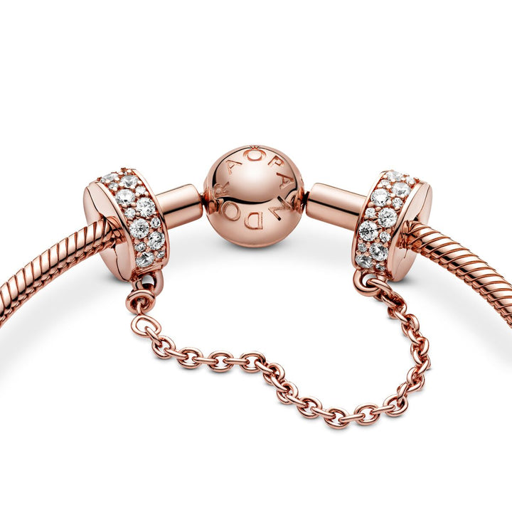 Pandora Klarer Pavé Clip Komfortkette - 786322CZ