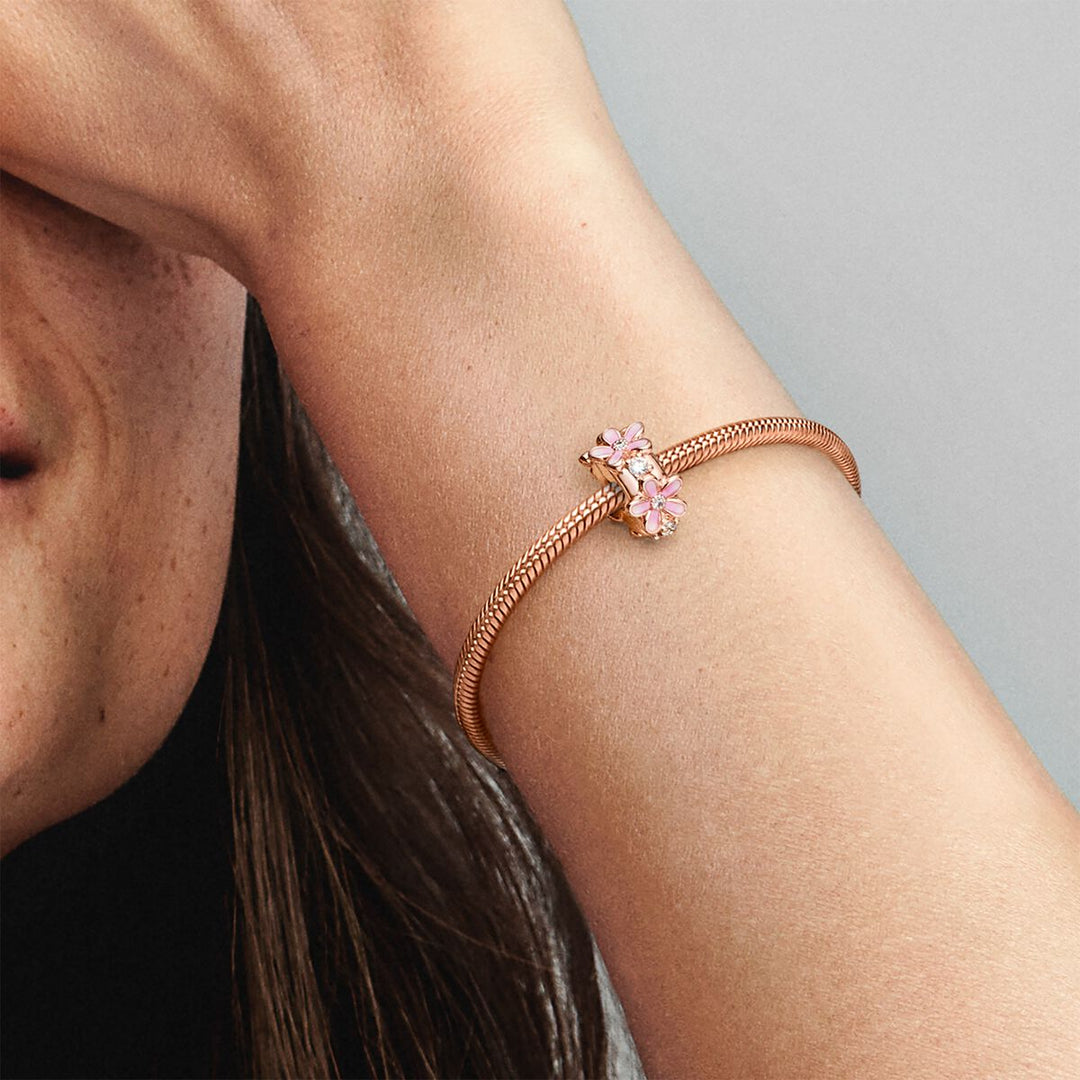 Pandora Rosafarbenes Gänseblümchen Zwischenelement Charm - 788809C01