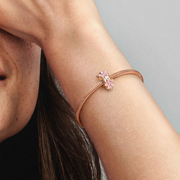 Pandora Rosafarbenes Gänseblümchen Zwischenelement Charm - 788809C01