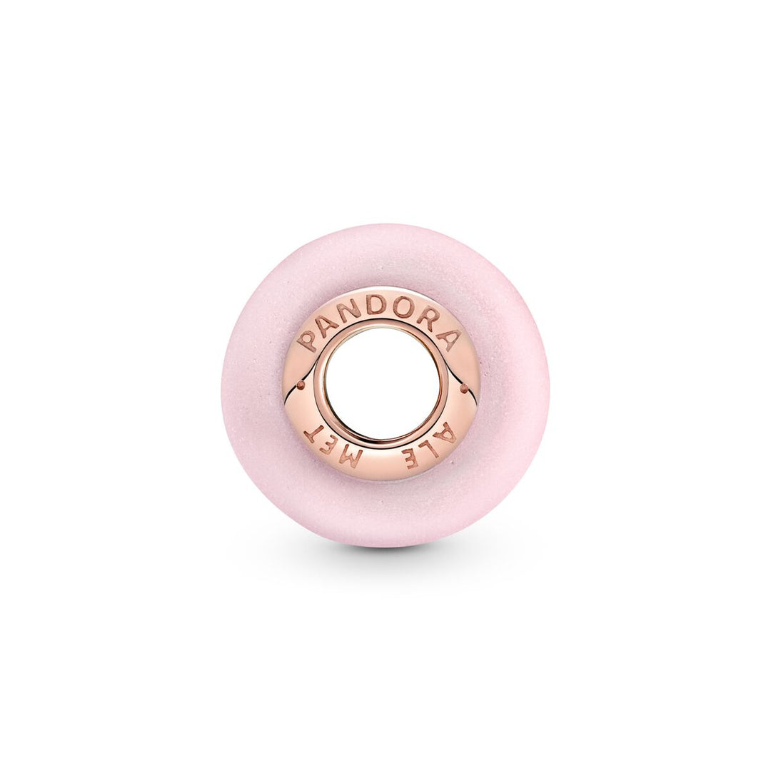 Pandora Mattes Rosafarbenes Murano Glass Charm - 789421C00