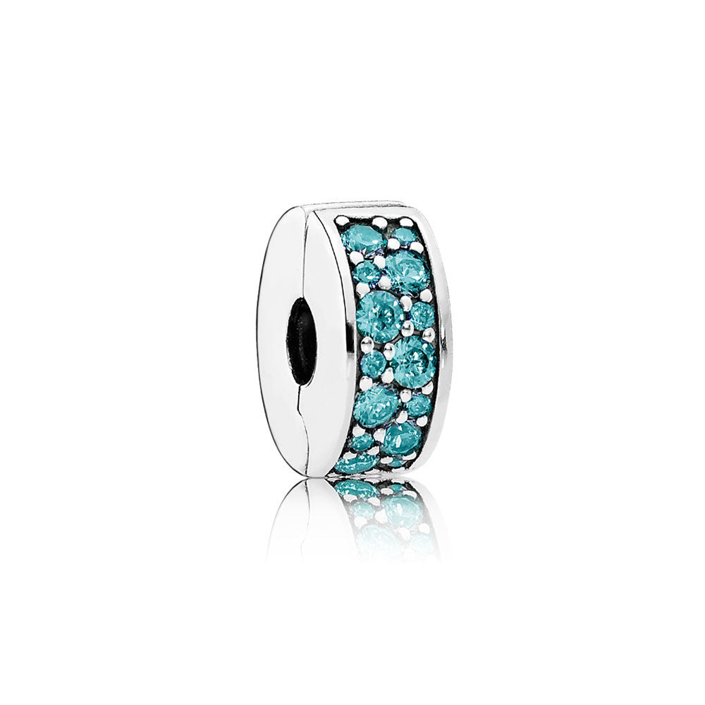 Pandora Türkisfarbener Clip Charm - 791817MCZ