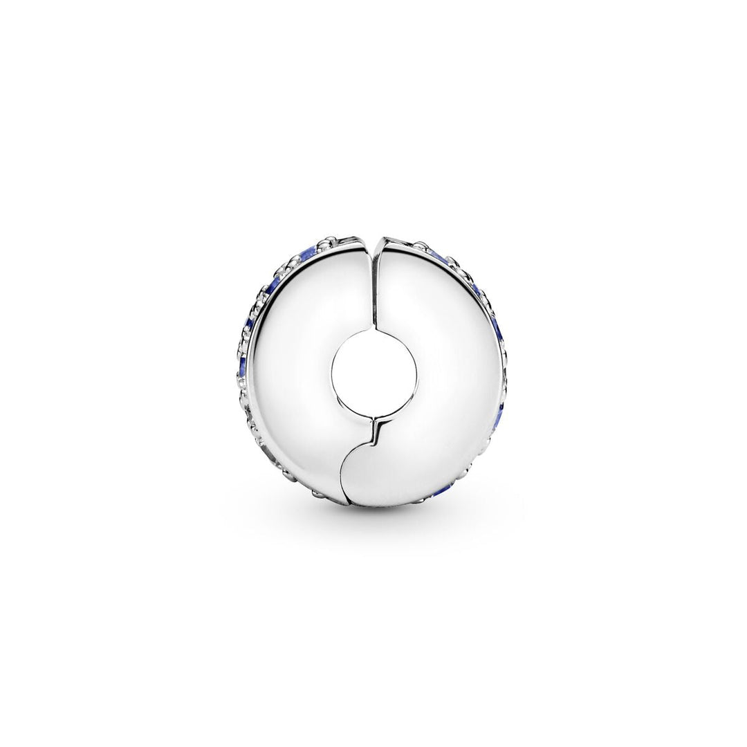 Pandora Blauer Pavé Clip Charm - 791817NSBMX