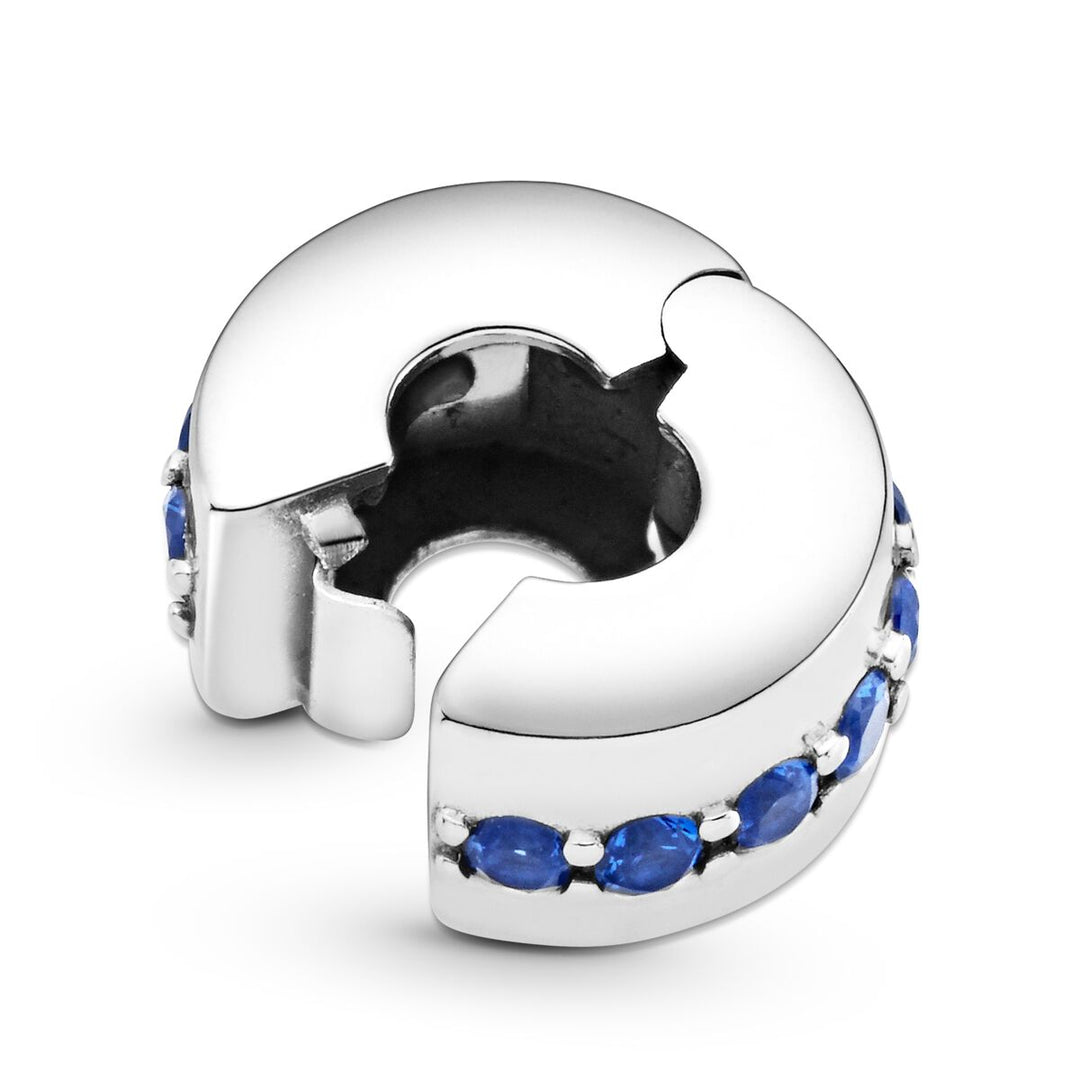 Pandora Blaues Funkelndes Clip Charm - 791972C01
