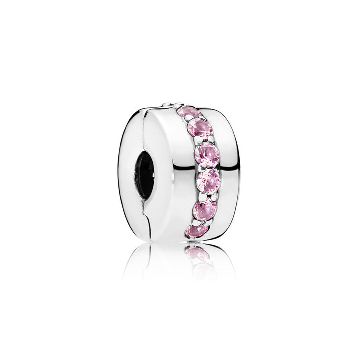 Pandora Pink Shining Path Charm - 791972PCZ