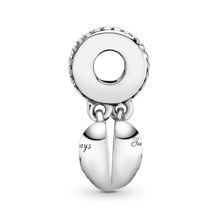 Pandora Mutter &amp; Tochter Herzen Charm - 792072EN40