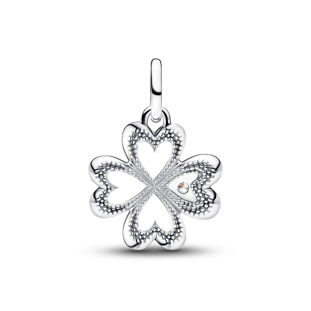 Pandora ME Herz Vierblättriges Kleeblatt Medaillon Charm - 793034C01