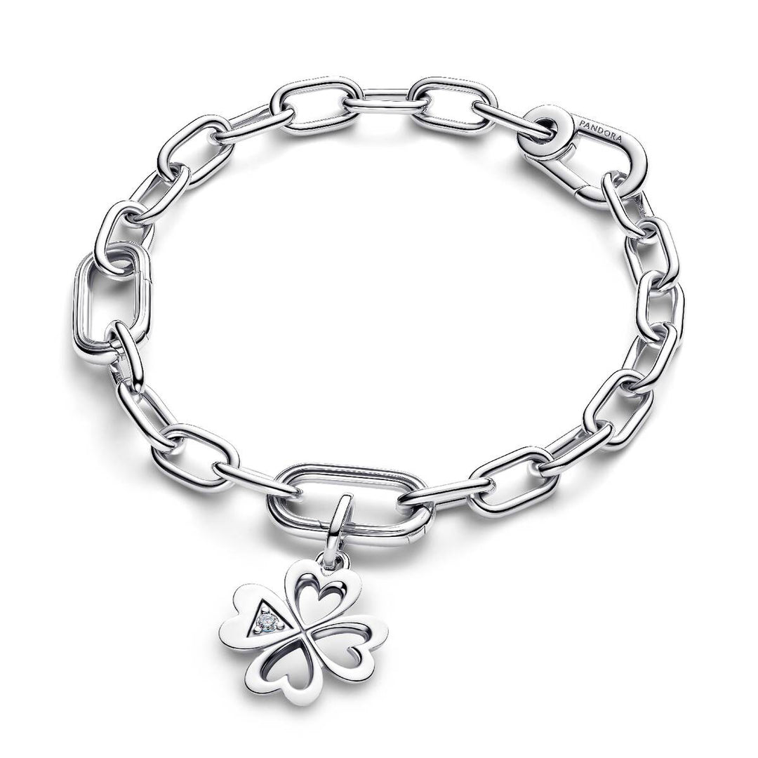 Pandora ME Herz Vierblättriges Kleeblatt Medaillon Charm - 793034C01