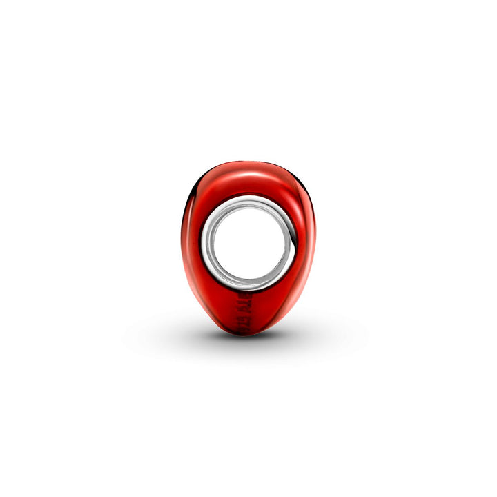 Pandora Rotes Metallic Herz Charm - 793337C02
