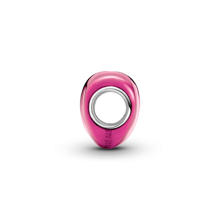 Pandora Rosafarbenes Metallic Herz Charm - 793337C03