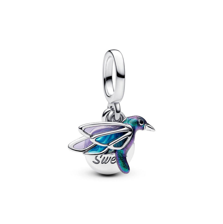 Pandora Hummingbird Double Dangle Charm - 793746C01