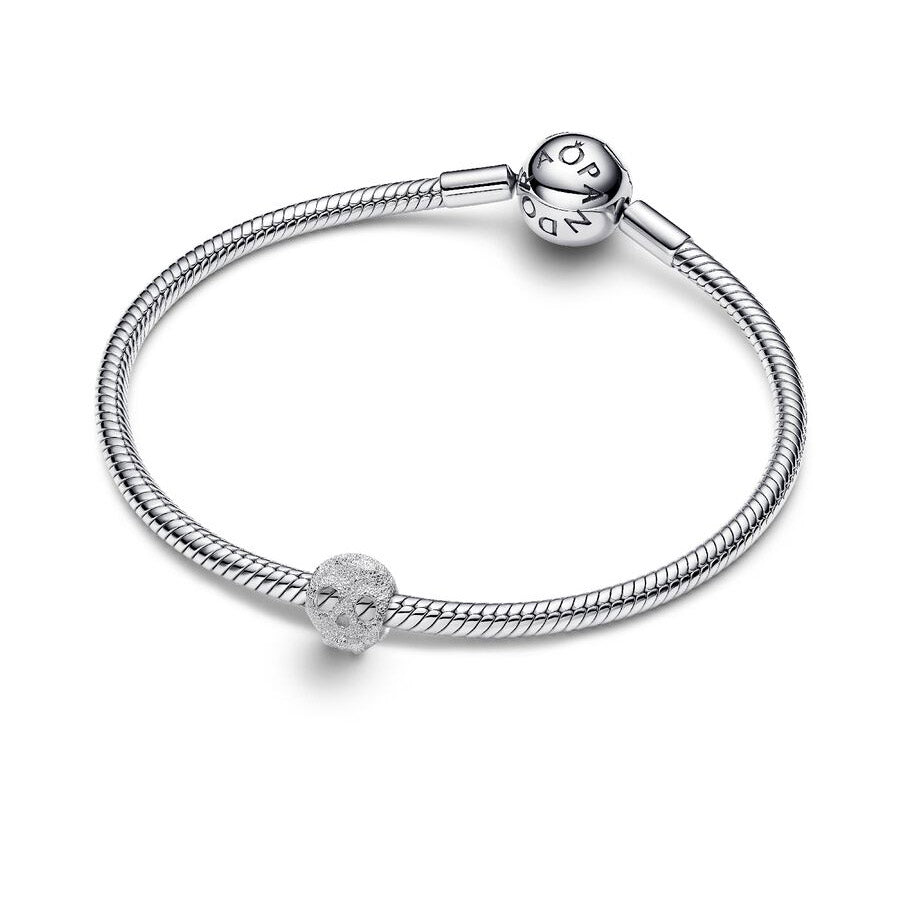 Pandora Strukturierter Totenkopf Mini Charm - 794040C00
