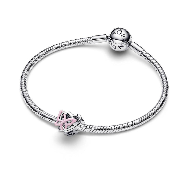 Pandora Verschlungenes Herz und Schmetterling Charm - 794475C01