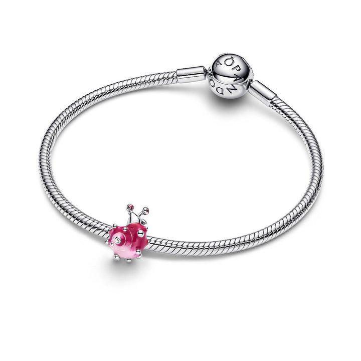 Pandora Rosafarbene Schnecke Charm - 794553C01