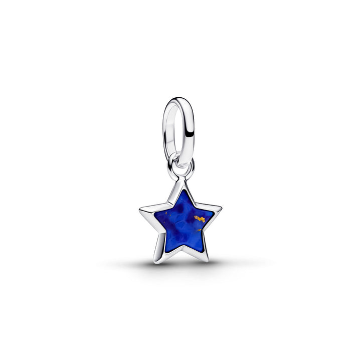 Pandora Blue Star Mini Dangle Charm - 794613C01