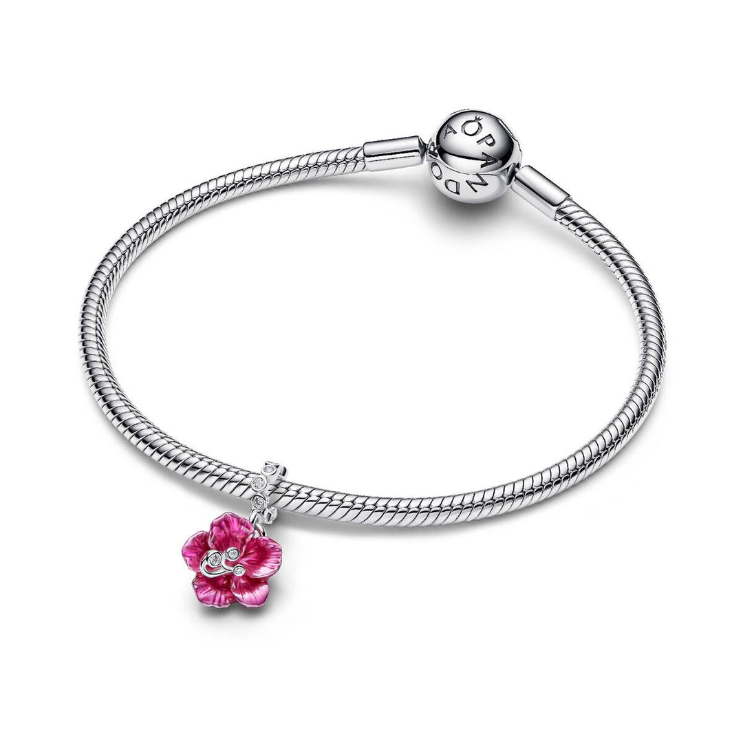 Pandora Hibiskus Charm Anhänger - 794698C01