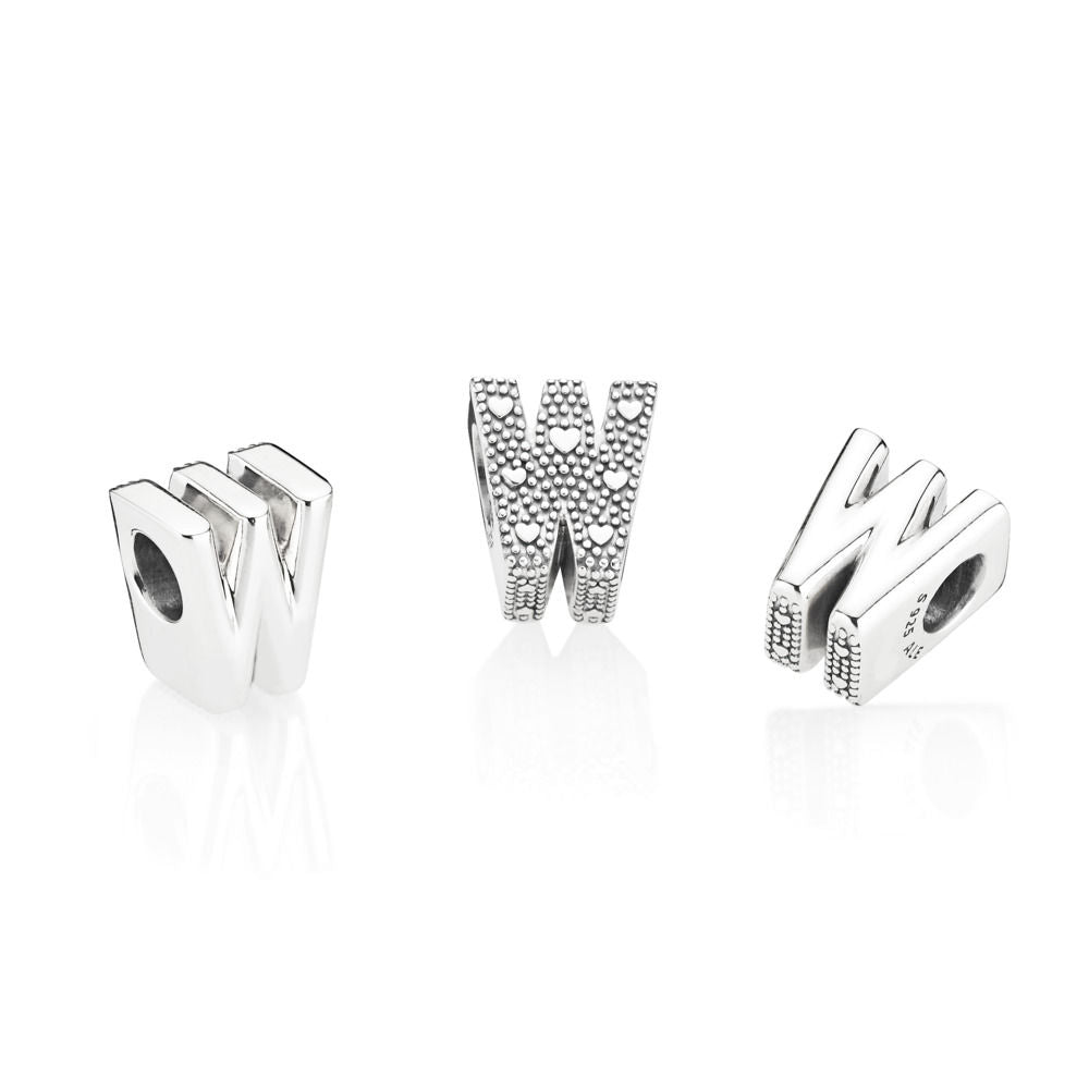 Pandora Buchstabe W Alphabet Charm - 797477