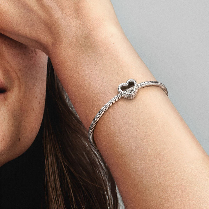 Pandora Offenes Metallperlen Herz Charm - 797516