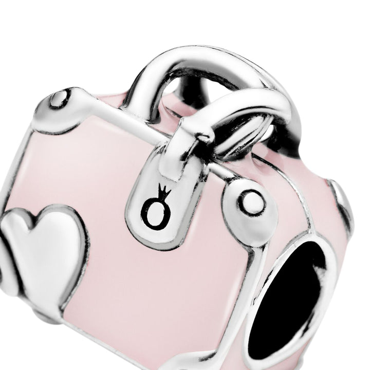 Pandora Rosafarbener Koffer Charm - 798063EN124
